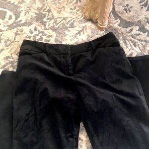Velvet black pants